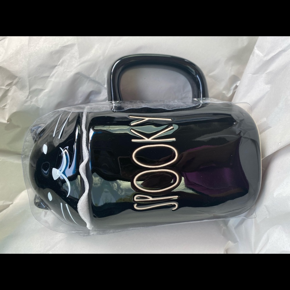 Rae Dunn Spooky Cat Mug